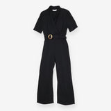 Jumpsuit tailored with belt