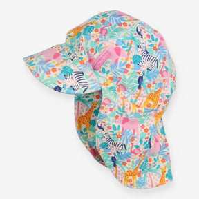 Swim Hat Pink Zoo Animals