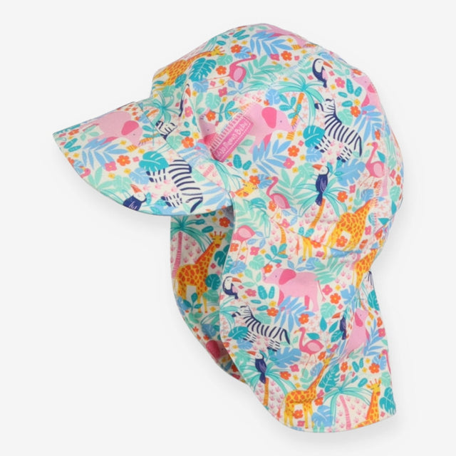 Swim Hat Pink Zoo Animals