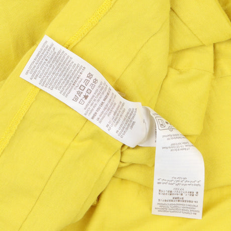 Dress Long Sleeve yellow embroidery yolk pintucks