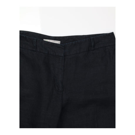 Trousers Black Pure Linen Wide Leg Smart Casual Li