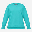 Sweaty Betty Sweatshirt Teal Blue Crew Neck Short 