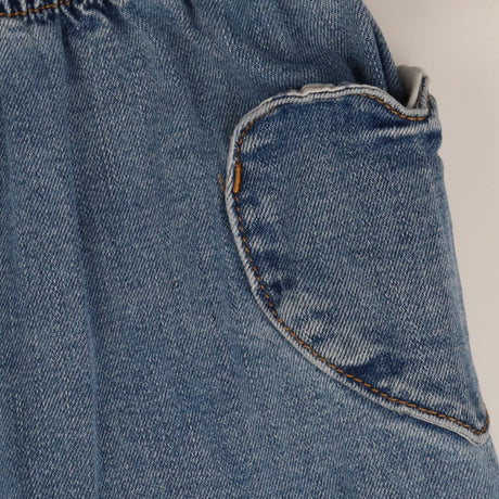 Blue Jeans Heart Pocket