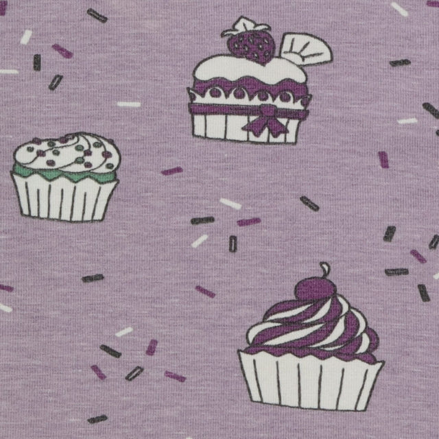 Hoodie Zipped Purple and Green Cupcake