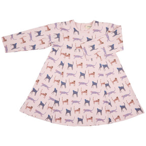 Skater Dress Pink Cats