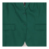 Green Linen Blend Blazer