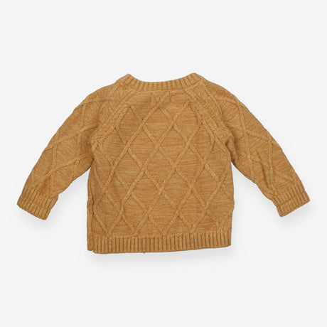 Brown Cable Knit Jumper