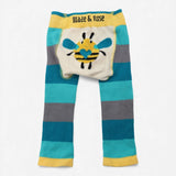 Leggings knit honey bee