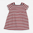 Dress Jersey SS Red and White Stripe