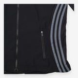 Running Jacket Black Windproof Reflective Zip Up