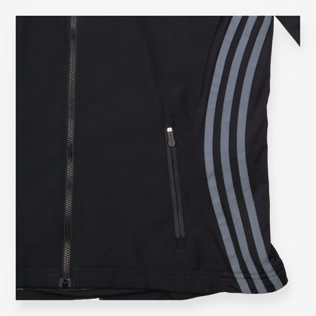 Running Jacket Black Windproof Reflective Zip Up