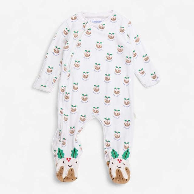 Sleepsuit White Little Pudding 