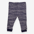 Striped Leggings blue white