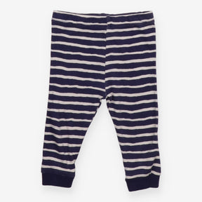 Striped Leggings blue white