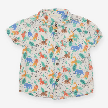 Short Sleeve Safari Animal Shirt