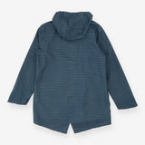 Blue Striped Bowsprit Raincoat | Hooded with Dippe