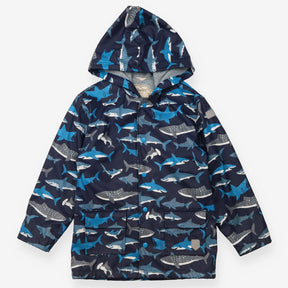 Raincoat Blue Sharks