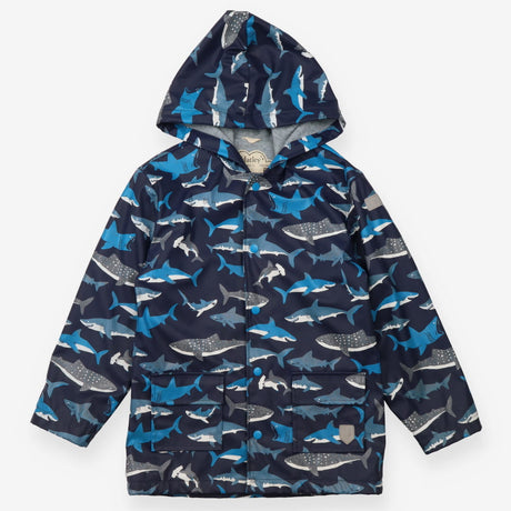 Raincoat Blue Sharks