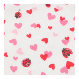 Sleepsuit, Bodysuit White with Pink Hearts and Lad