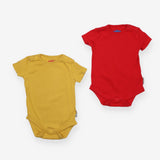 Red and Yellow Bodysuits 2 Pack 