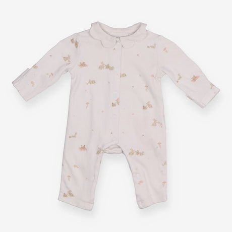 Sleepsuit White Squirrel and Bunny Friends