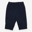 Trouser Pull On Navy  Back Pocket French Flag