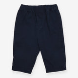 Trouser Pull On Navy  Back Pocket French Flag