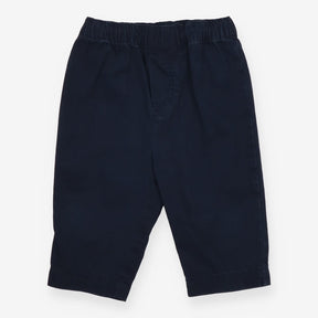 Trouser Pull On Navy  Back Pocket French Flag