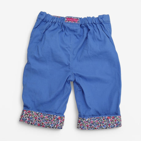Cornflower Blue Turn Up trousers