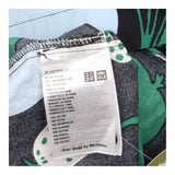 Dress Sleeveless A-Line Botanical Fruit Print Blac