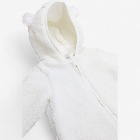 White teddy bear pramsuit 