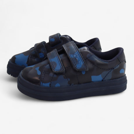Shoes Blue Camo Velcro Strap