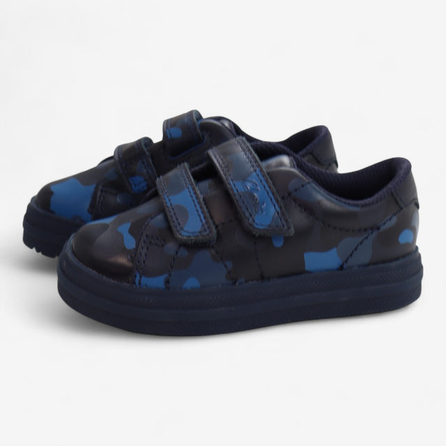 Shoes Blue Camo Velcro Strap
