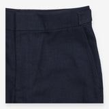 Club Monaco Navy Blue Textured Tailored Trousers