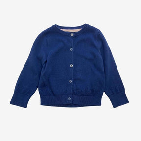 Blue Cardigan with Glitter Buttons