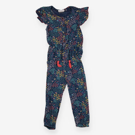 Blue Flowers and Butterfly Playsuit