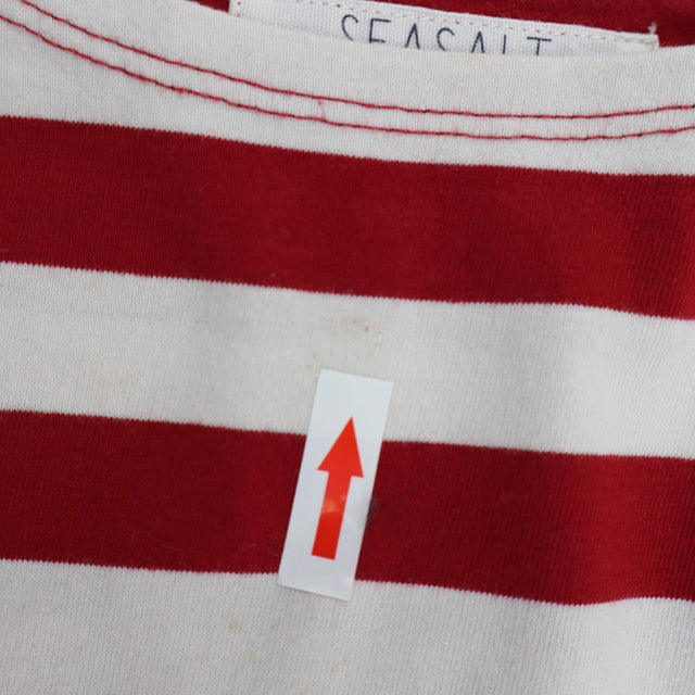 T-shirt long sleeve red white stripe
