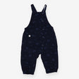 Dungarees button up navy stars