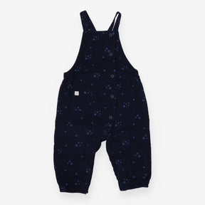 Dungarees button up navy stars