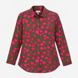 Shirt Long Sleeve Floral Green Pink