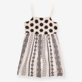 Sundress Crochet Bodice Geometric Print Cami