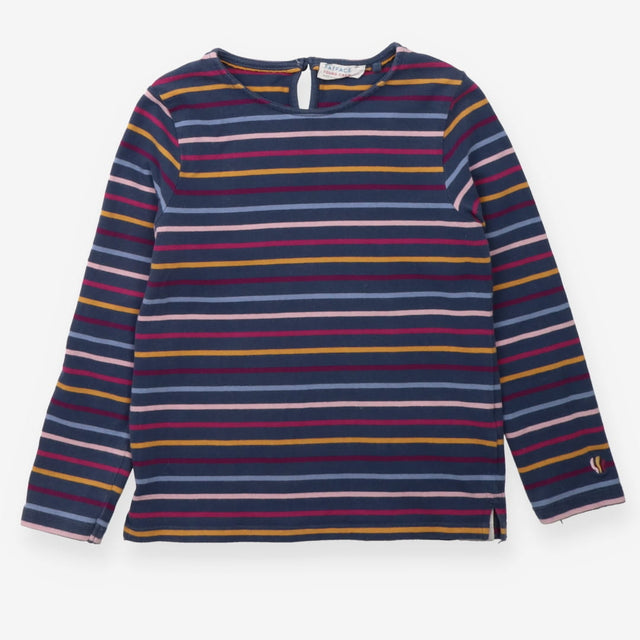 Blue Long Sleeve Colourful Stripes