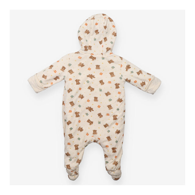 Pramsuit Cream Teddy Bear and Books