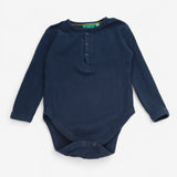 Bodysuits long sleeve ribbed midnight and golden 