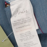 Blue Fine Pinstripe 3/4 Sleeve Button Up Blouse Co