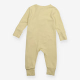 Sleepsuit yellow zip ''lead the way''