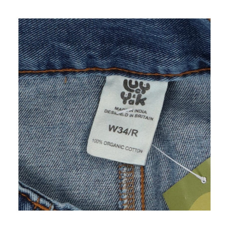 Loose Fit Jeans in Mid Wash Blue | Organic Denim