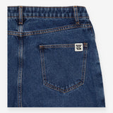 Dark blue straight let jeans W32
