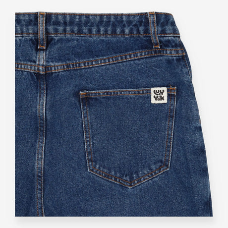 Dark blue straight let jeans W32