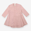 Cos Woven Pink Popper Front Dress